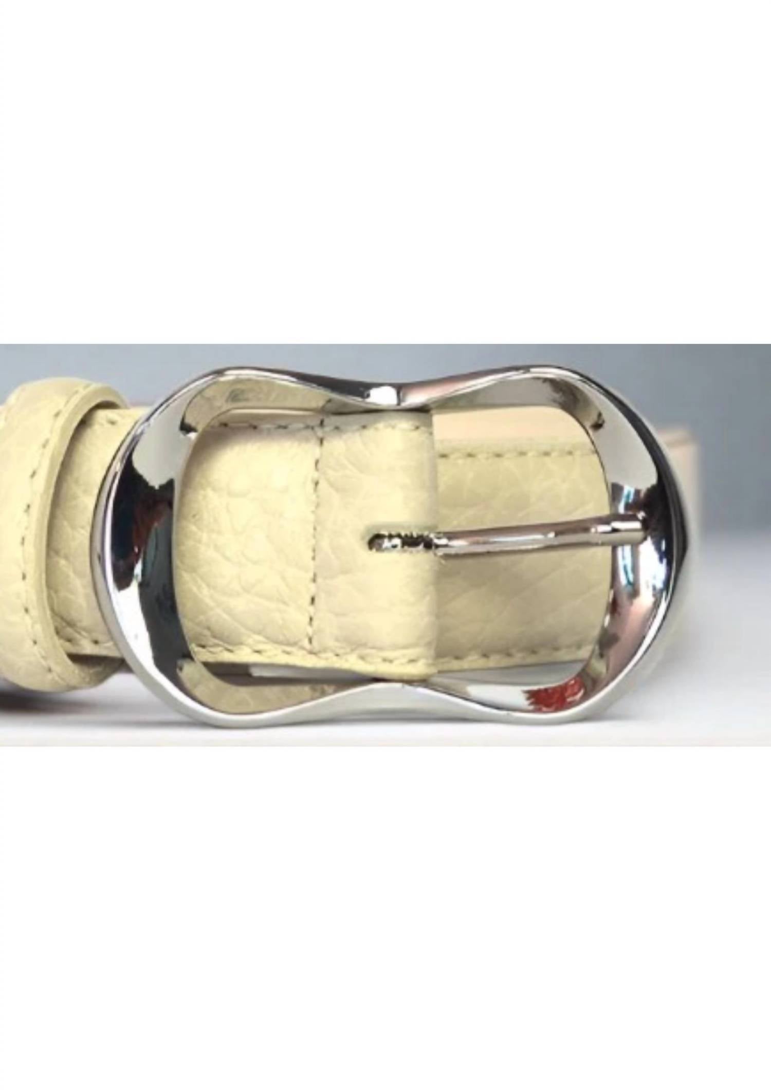 Women's Curved Buckle Belt